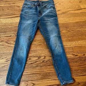 J Crew 9” High Rise Skinny jeans